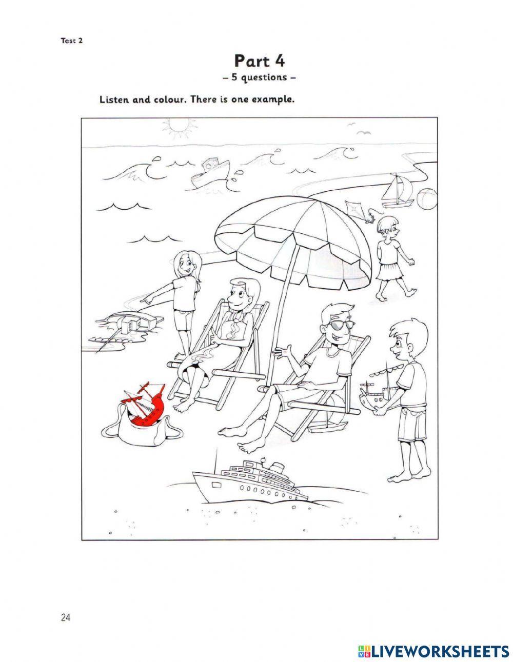 Starter 2 (2018) - Test 2 - Listening