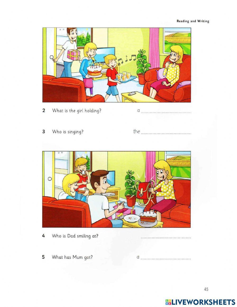 Starter 2 (2018) - Test 3 - Reading and writing