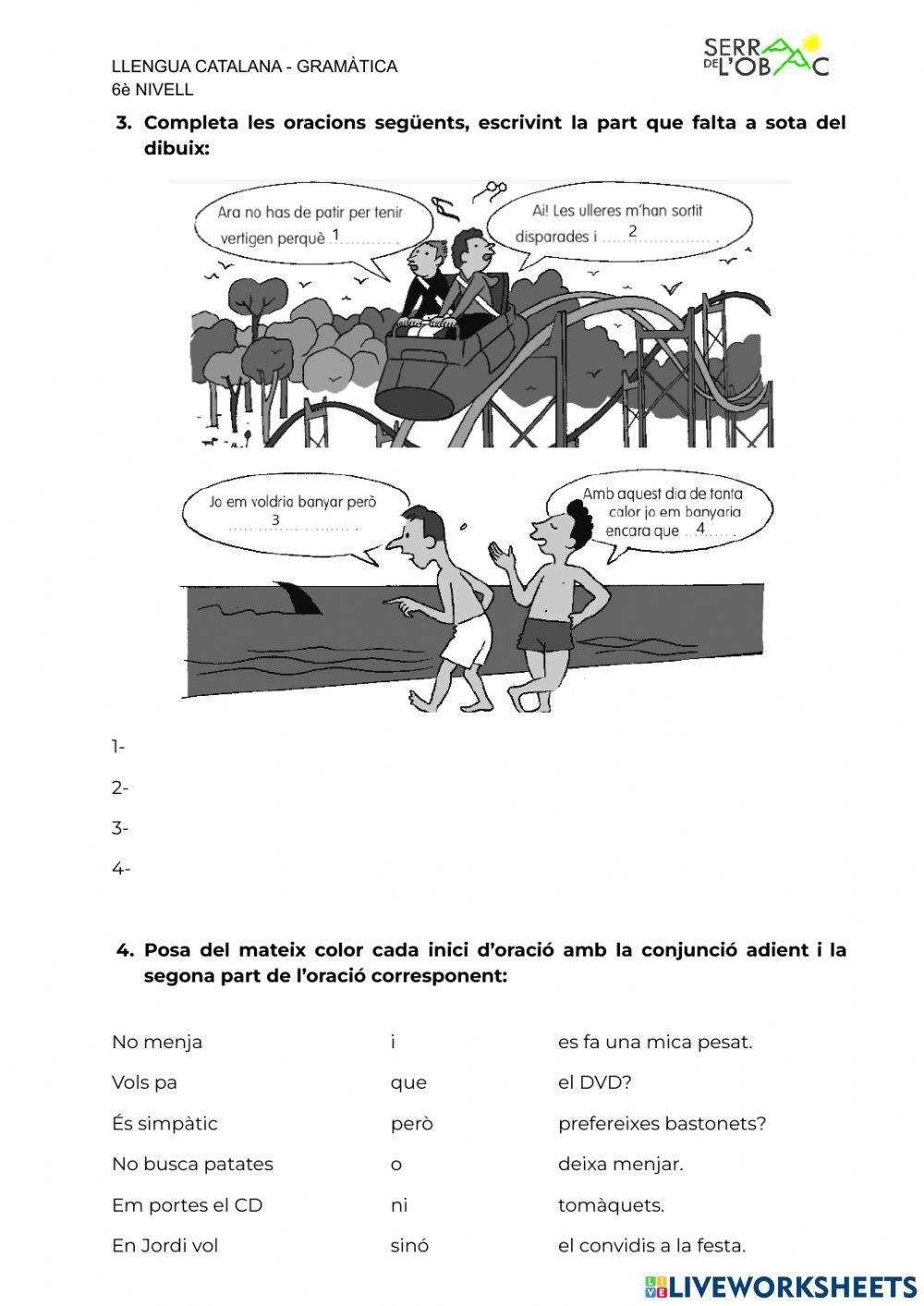 Preposicions i conjuncions