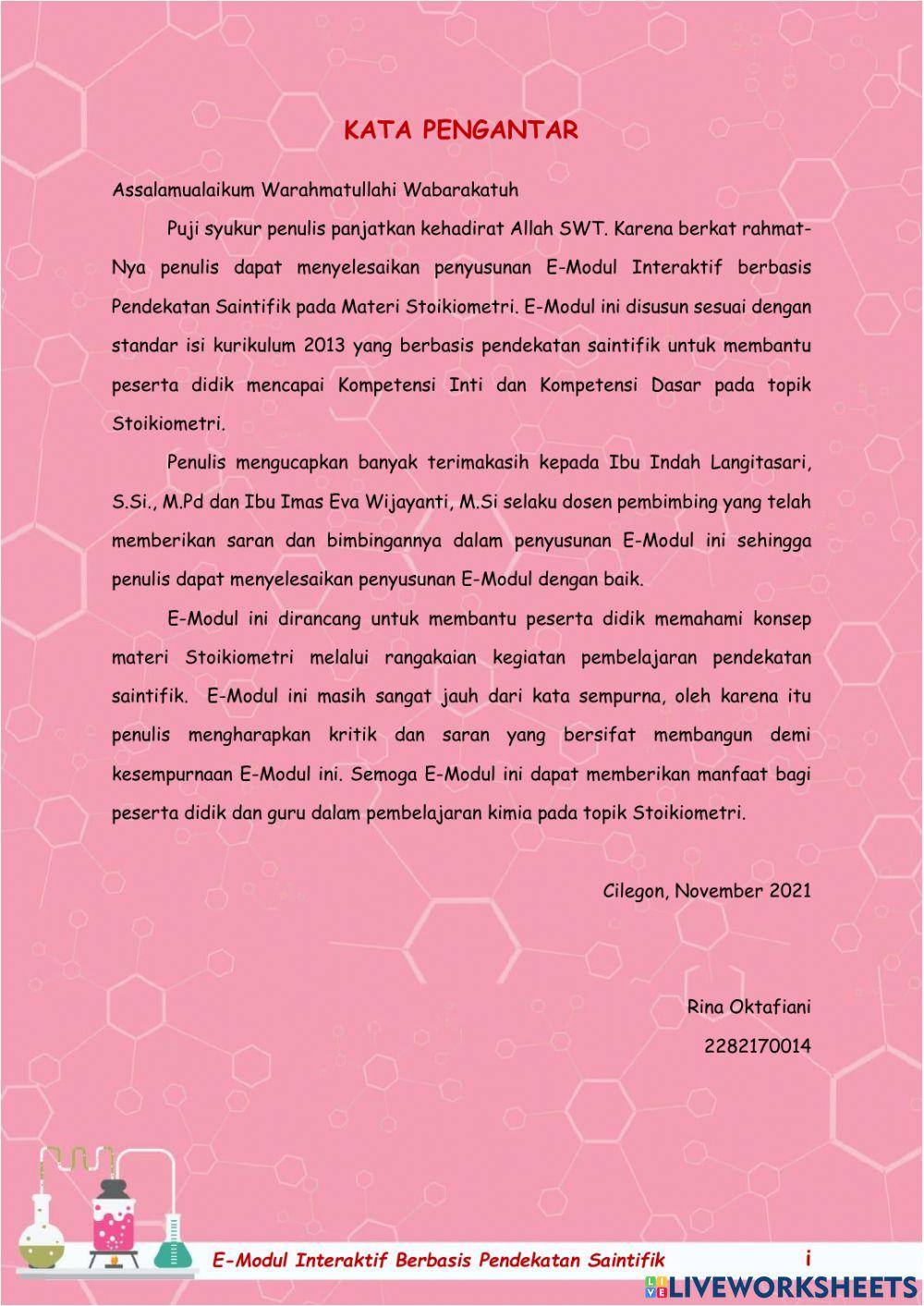 Stoikiometri Bagian 1