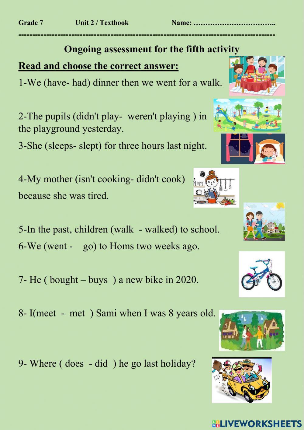 Unit2- Text Book-grade 7- 1