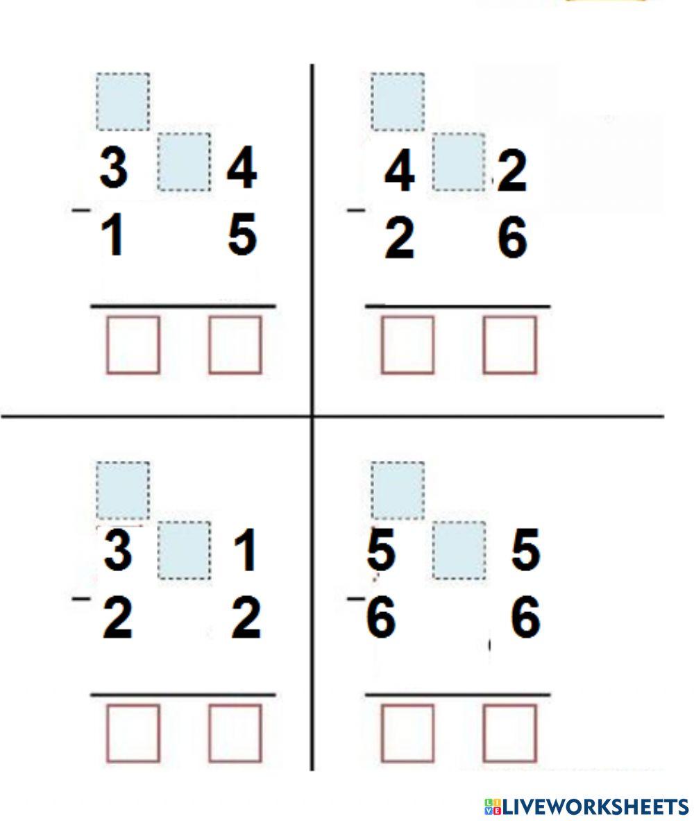 Restas con dificultad