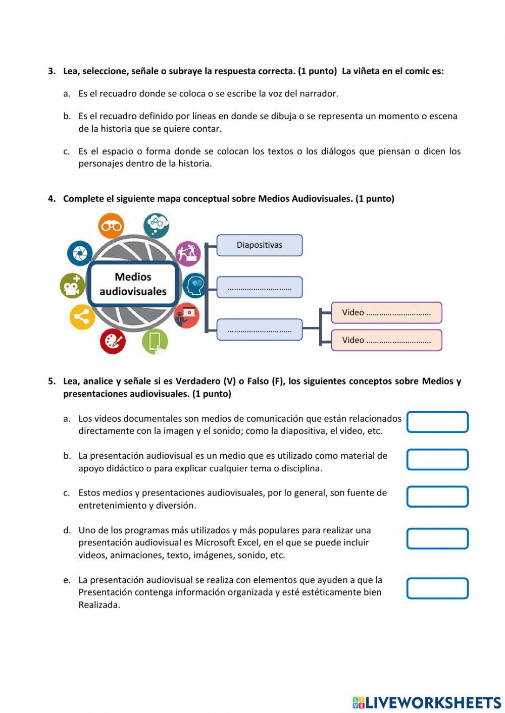 Evaluación Quimestral 2do BGU II