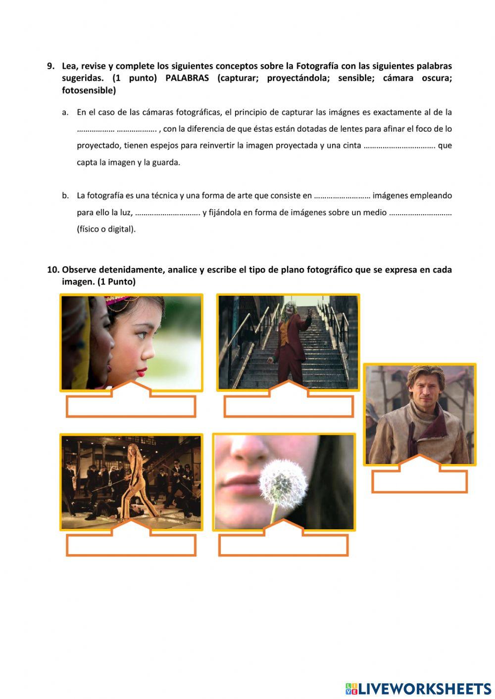 Evaluación Quimestral 2do BGU II