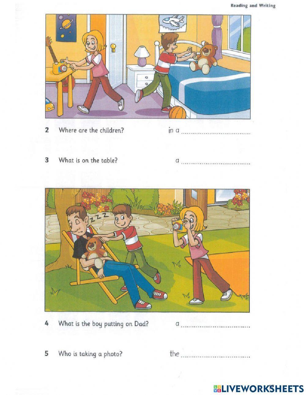 Starter 3 (2018) - Test 1 - Reading and writing