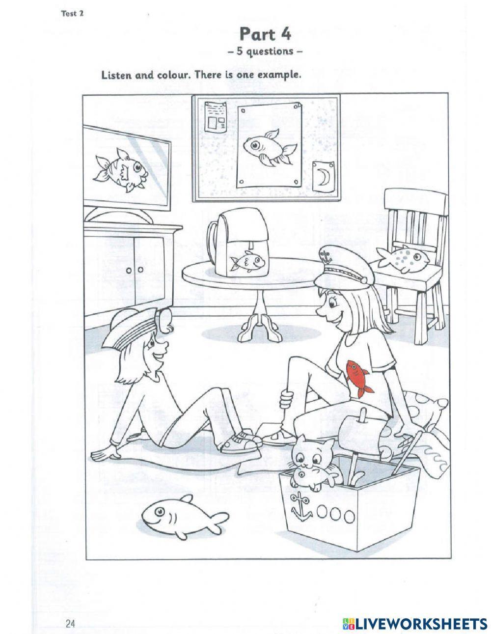 Starter 3 (2018) - Test 2 - Listening