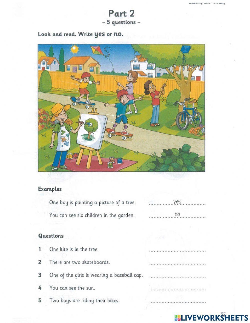 Starter 3 (2018) - Test 2 - Reading and writing