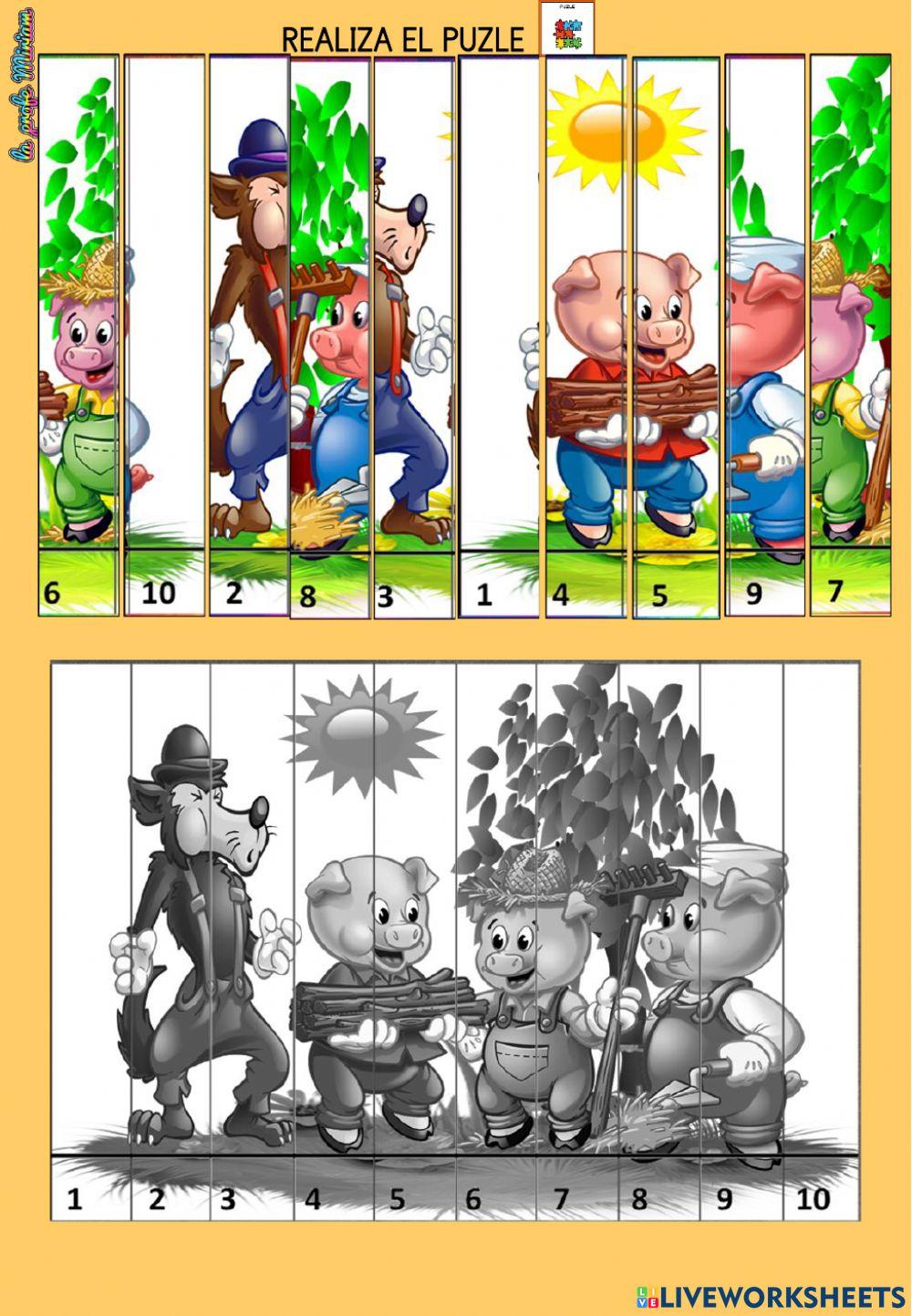 Cuento los tres cerditos