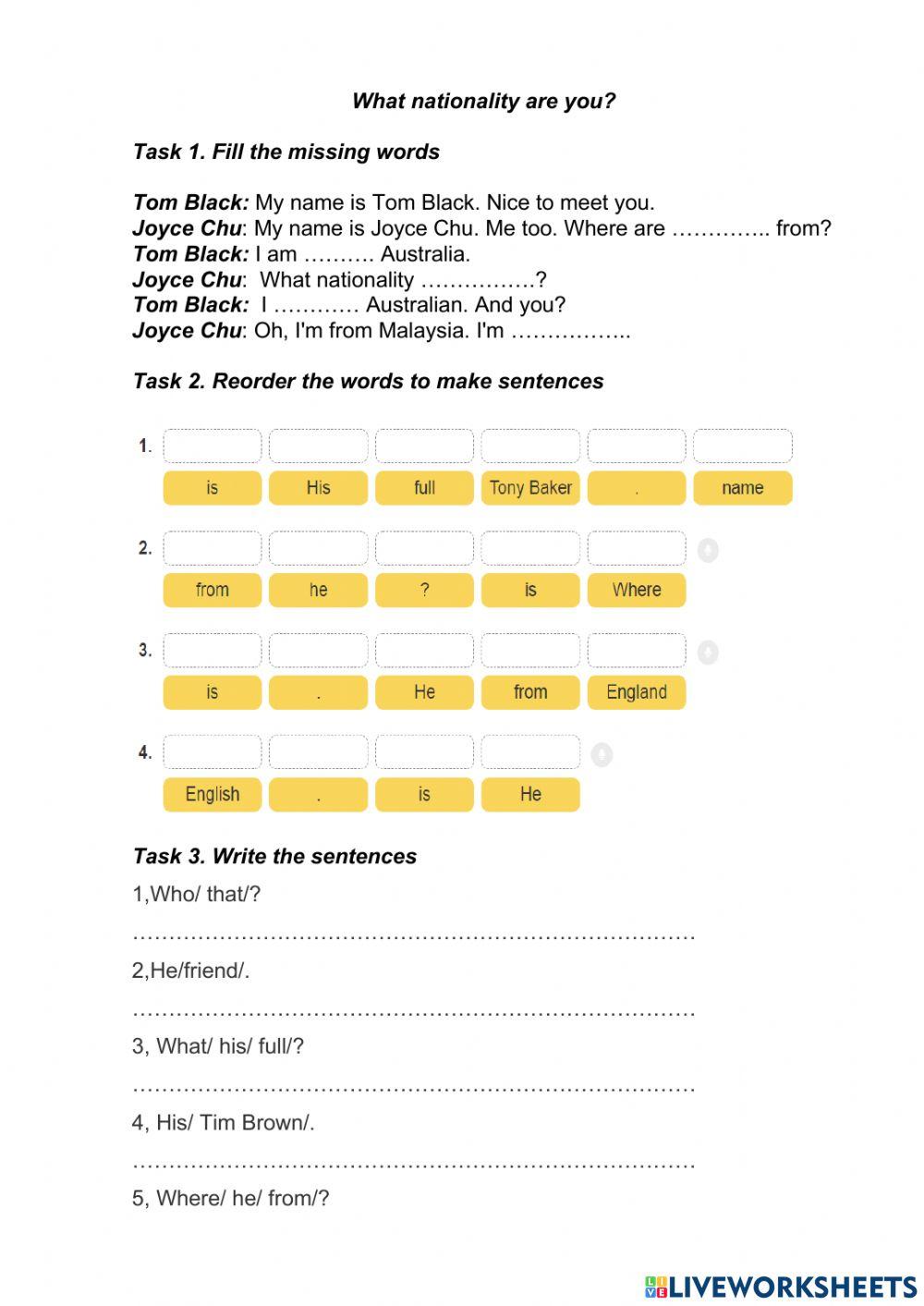 What nationality are you?