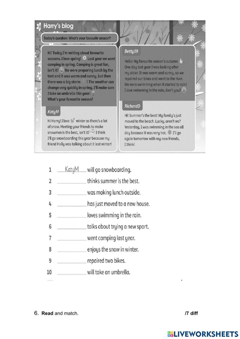 7th grade entry exam