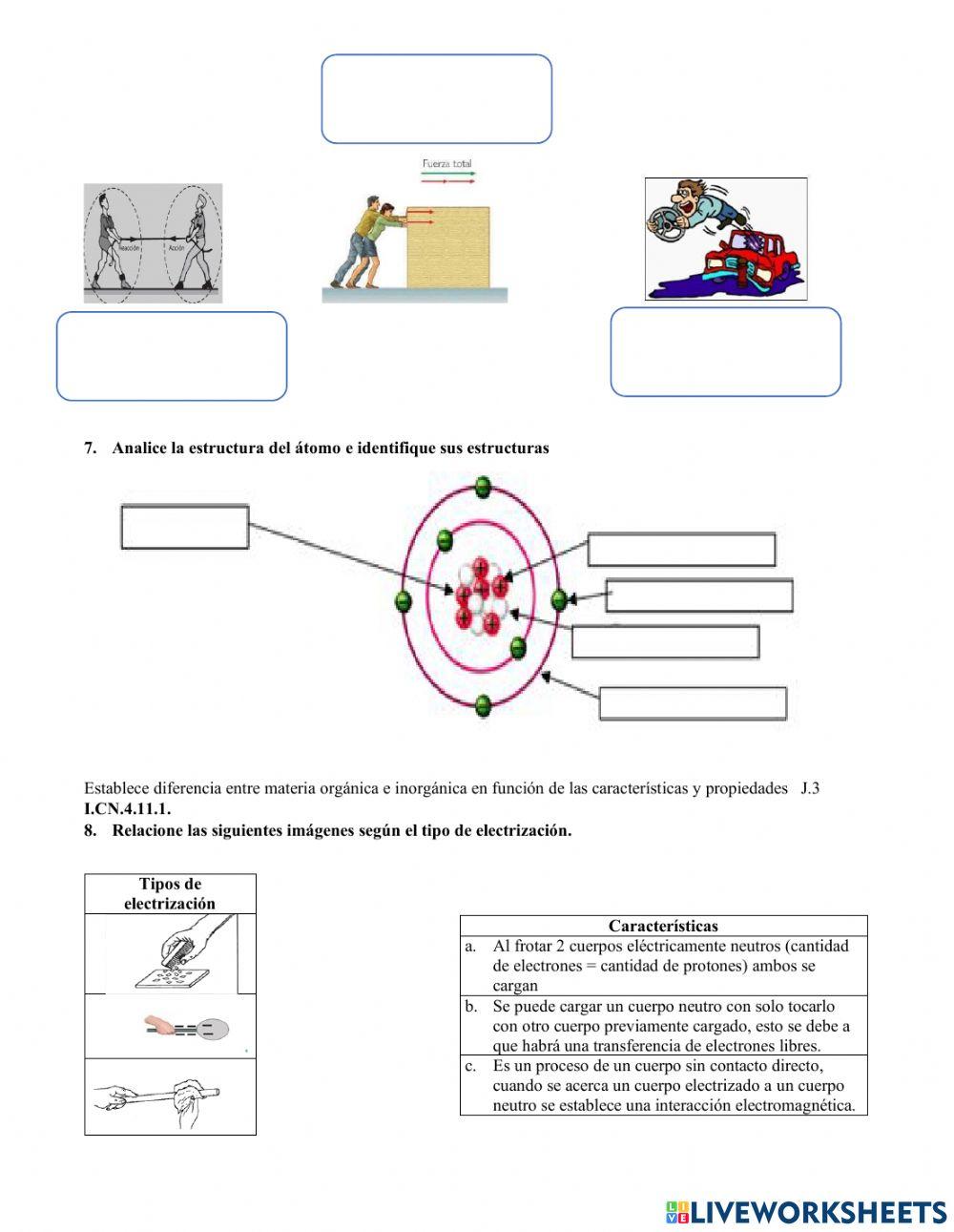 Examen quimestral noveno