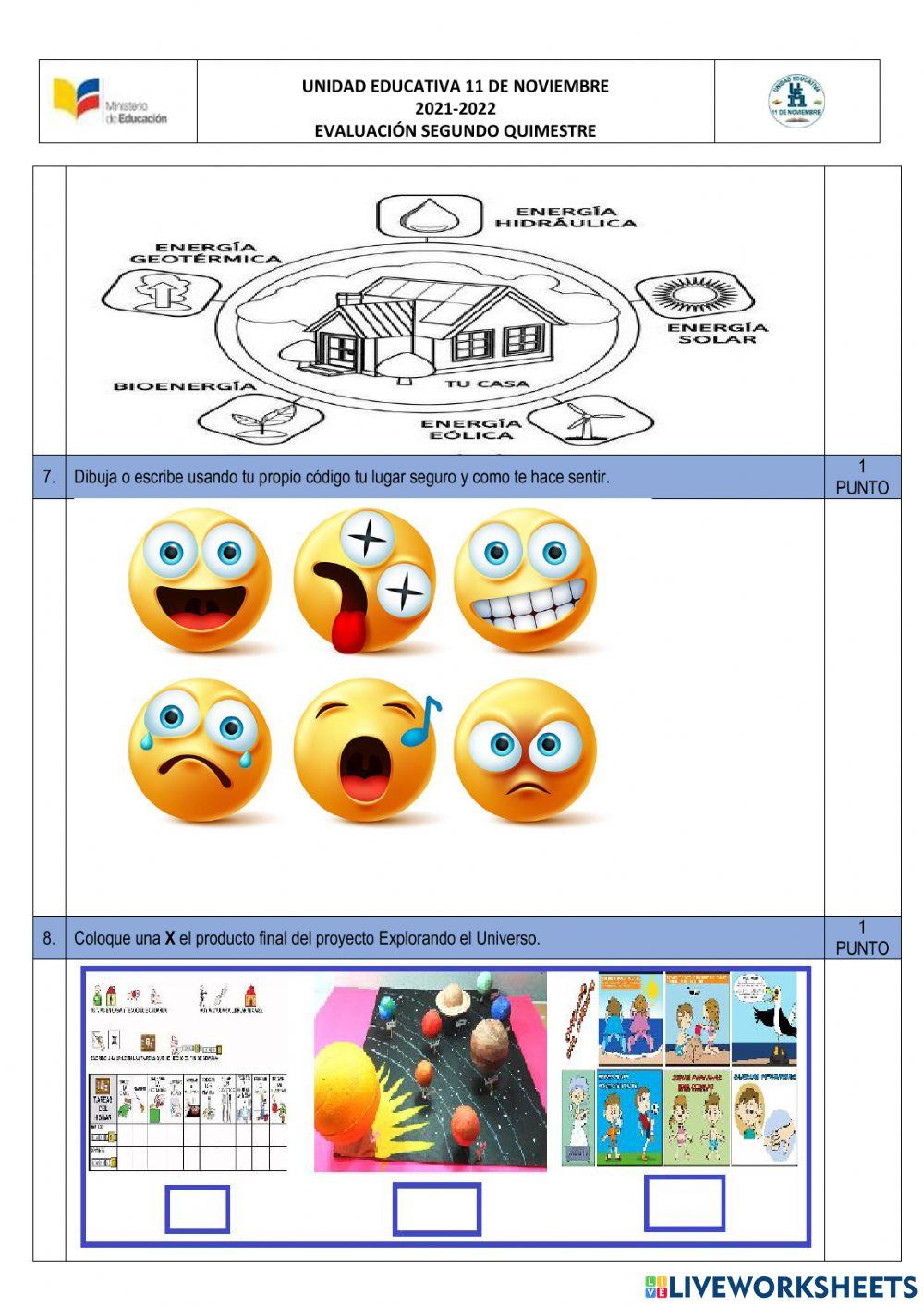 ADAPTACION Evaluacion de ciencias naturales