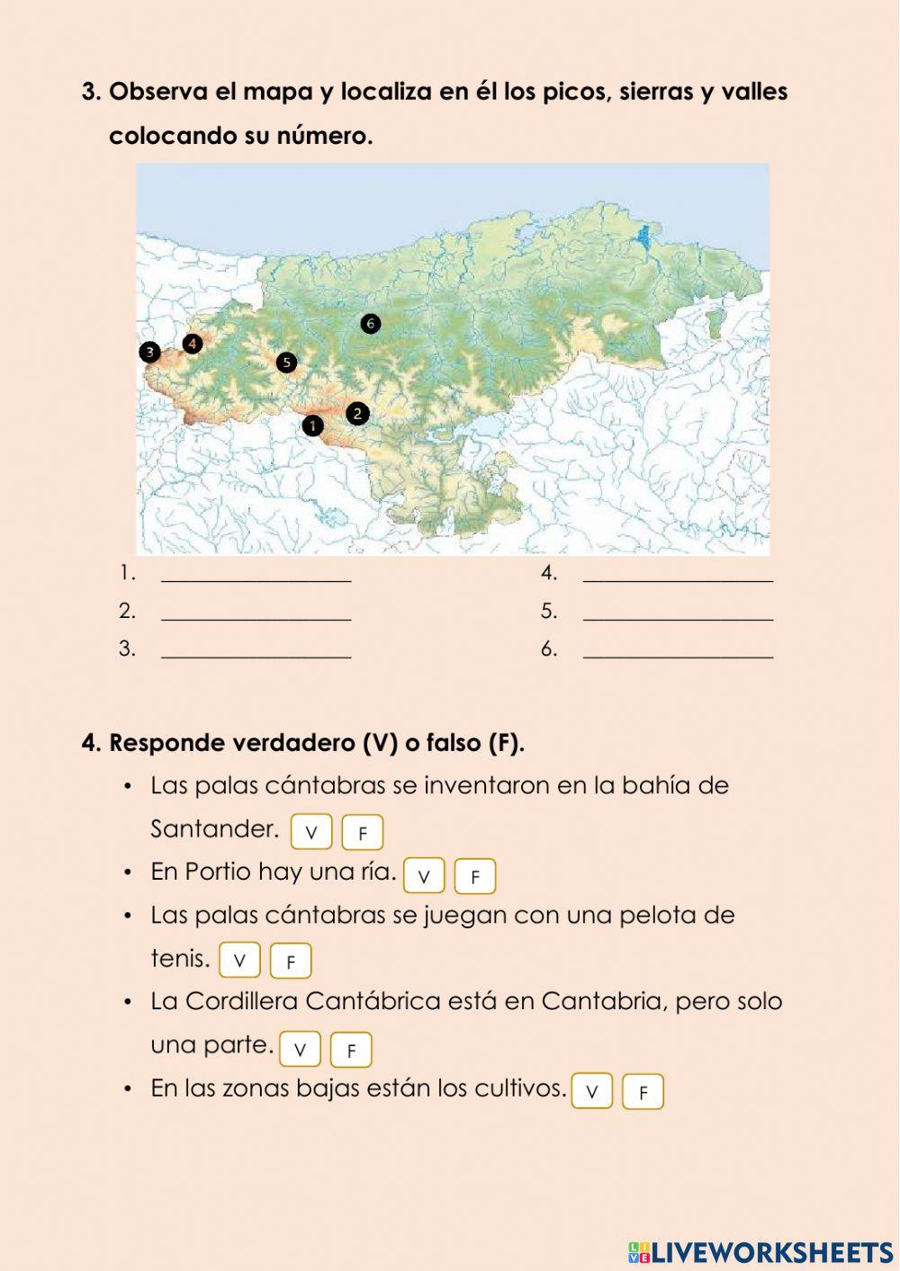 Relieve de Cantabria