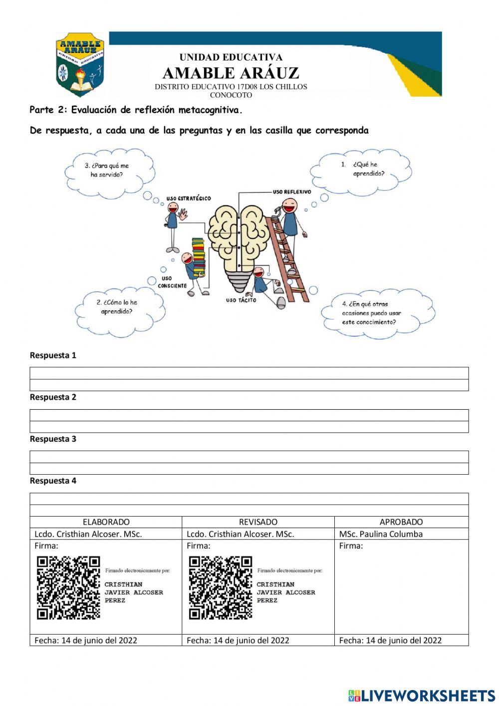 Evaluación de configuración electrónica