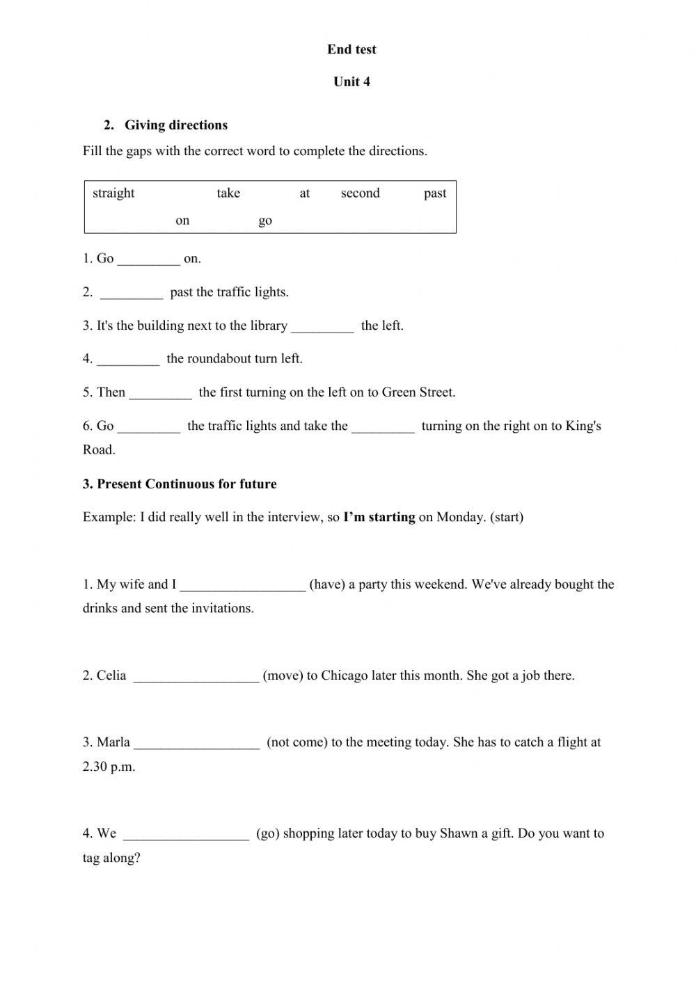 Unit 4 End test - Project 3
