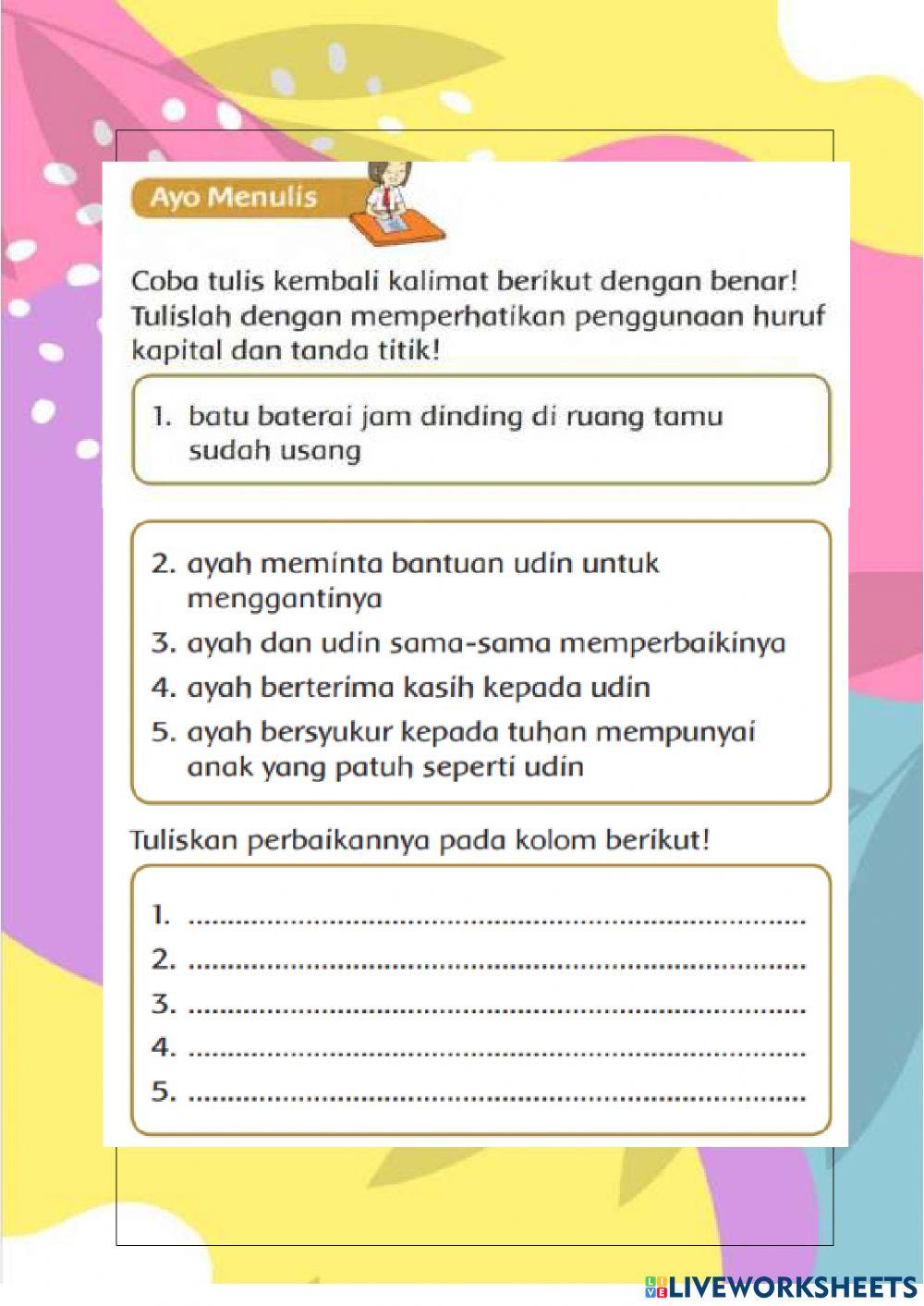 Kelas 2 Tema 8 Subtema 1 Pembelajaran 6