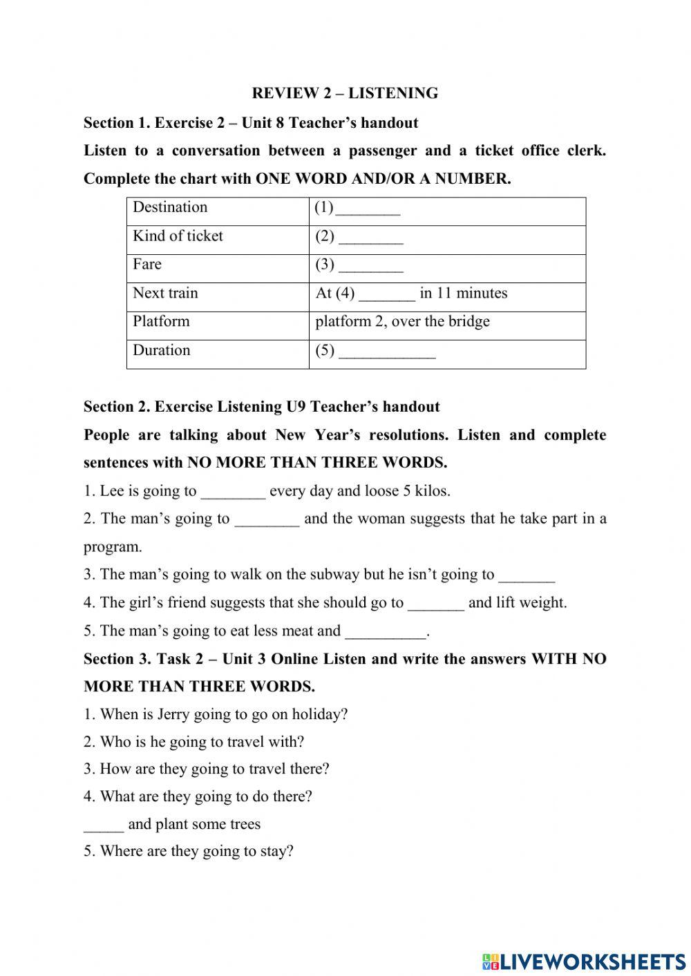 Revision Listening TADLKSCB2 K16