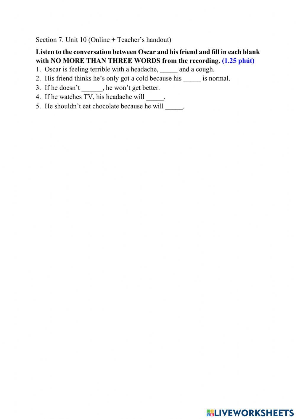 Revision Listening TADLKSCB2 K16