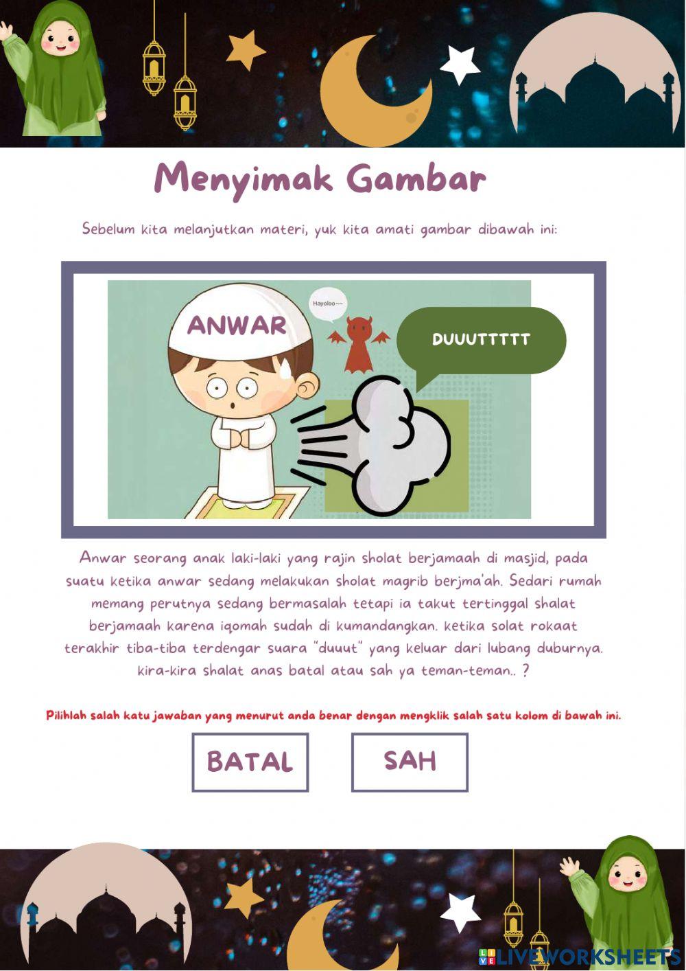 Bab ayo wudhu bagian 1