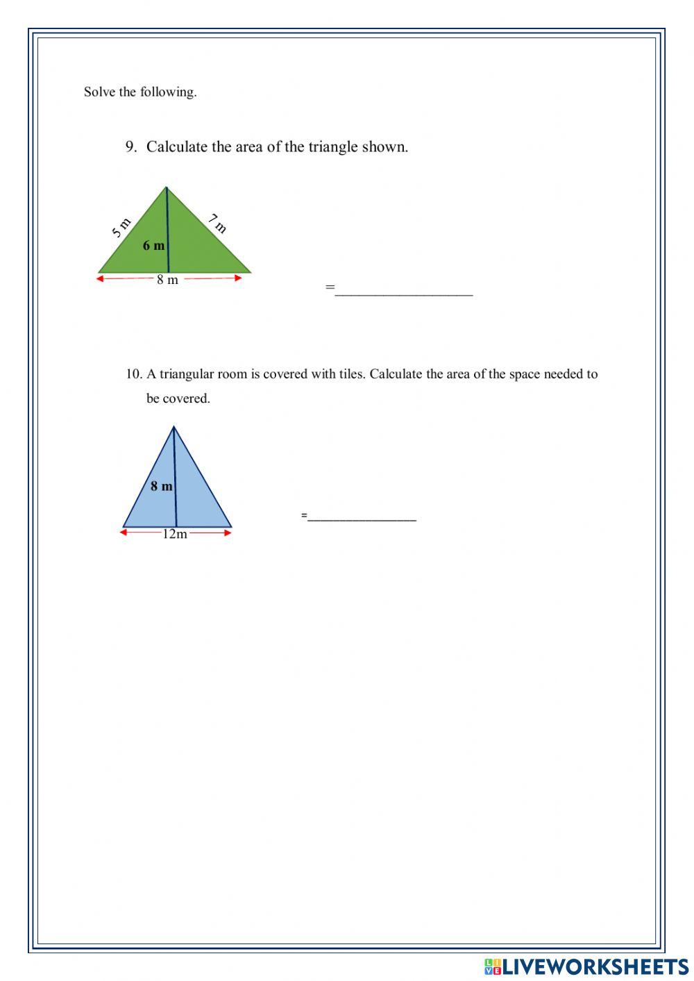 5 Ways to Calculate the Area of a Triangle - wikiHow, image size:1000x1413