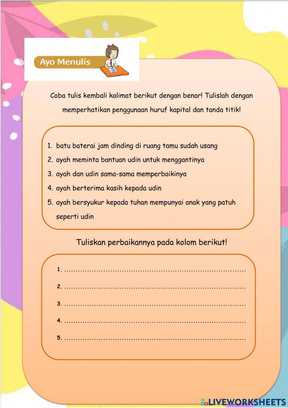 Kelas 2 Tema 8 Subtema 1 Pembelajaran 6