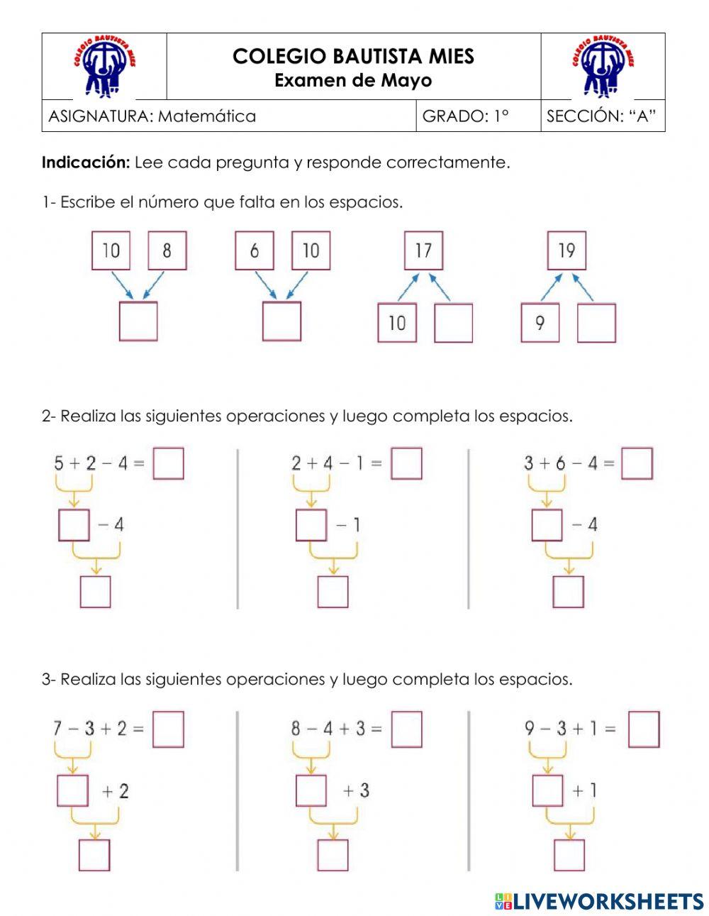Operaciones Combinadas
