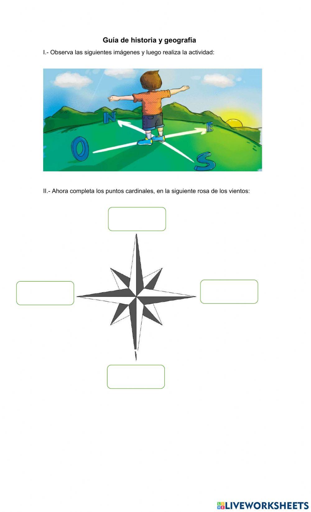 Guía puntos cardinales