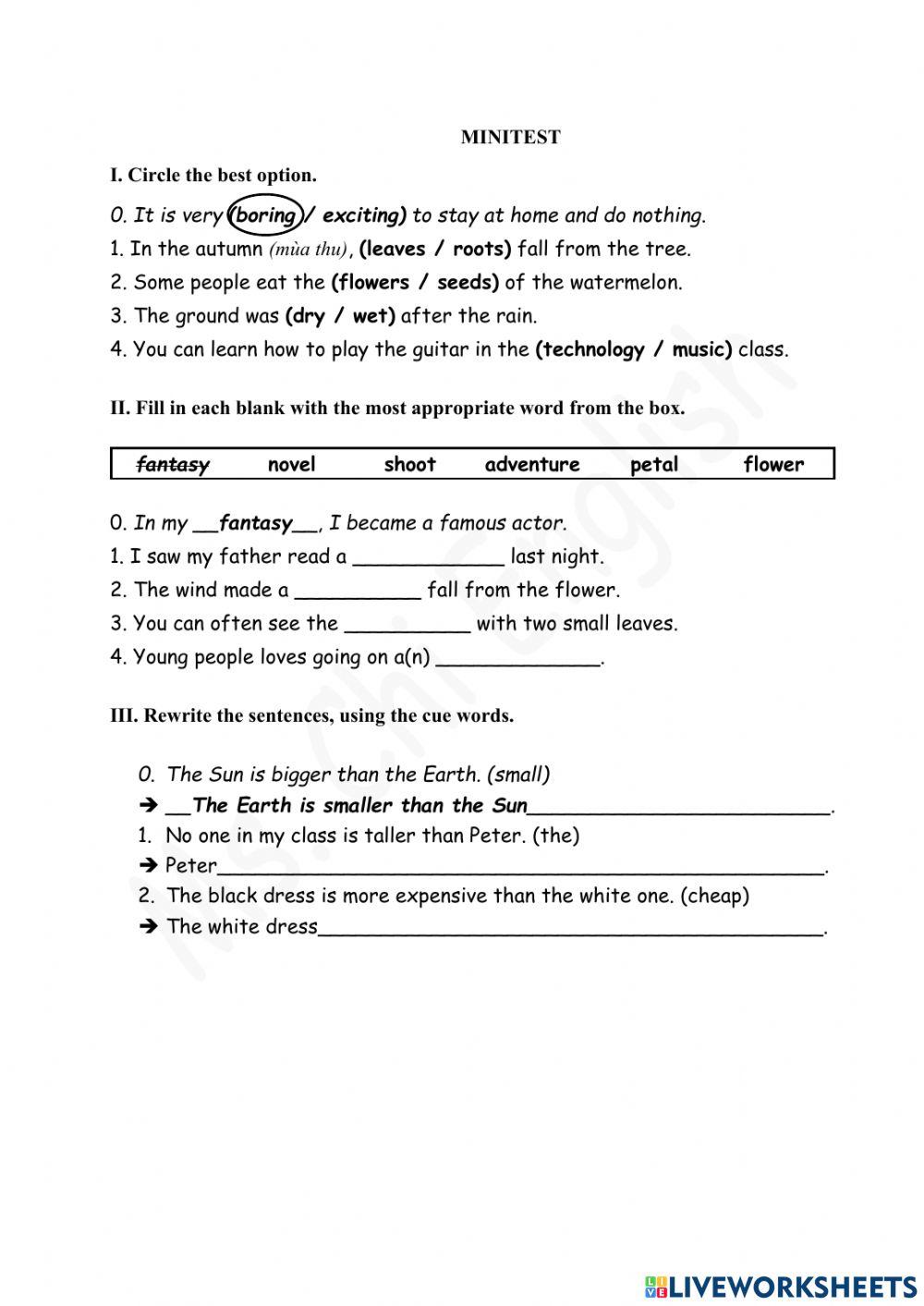 Foreign-Teacher-L3-U12-VOCAB-REVISION