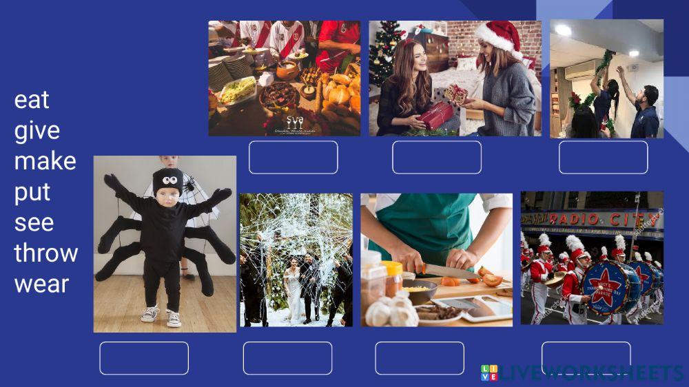 Vocabulary Holidays and Special Occasions