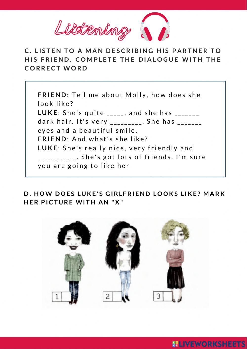 Describing appearnce