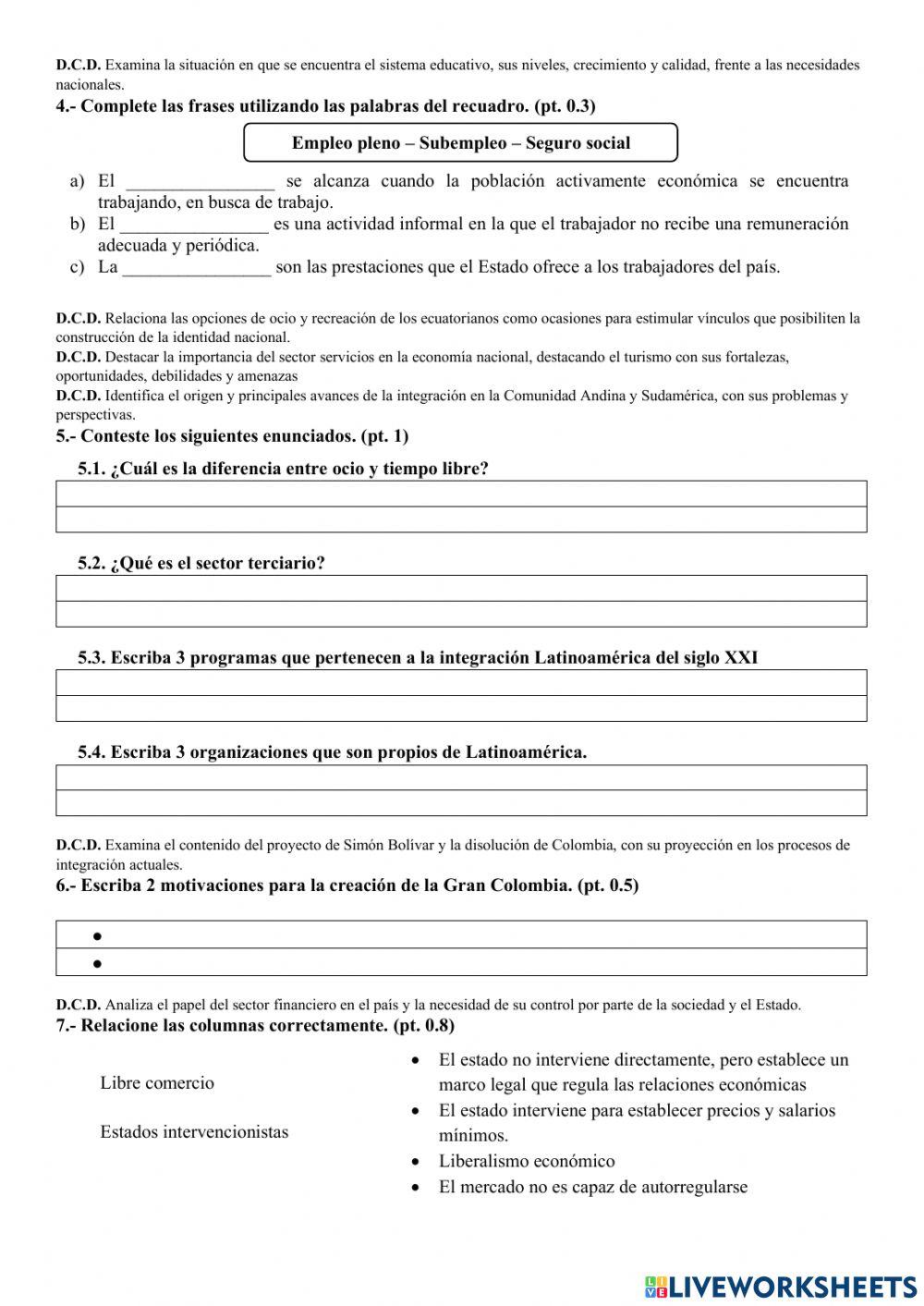 Estudios Sociales 2do quimestre