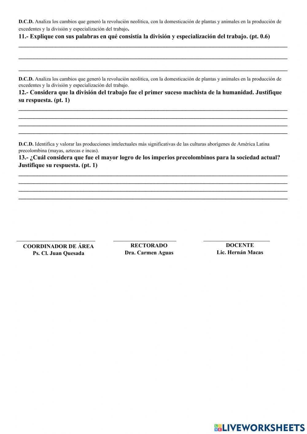 Historia 2do quimestre