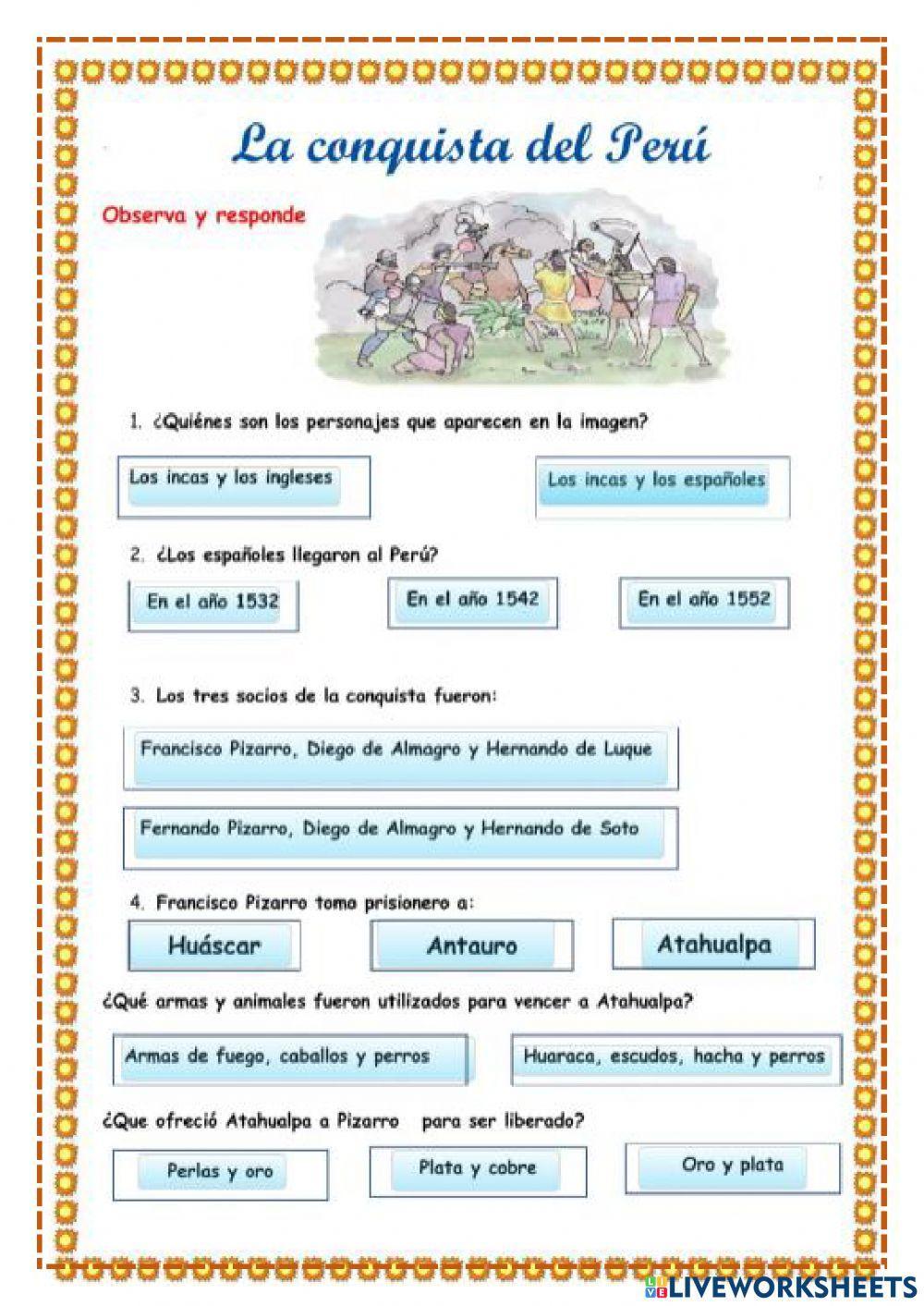 Conquista del Tahuantinsuyo