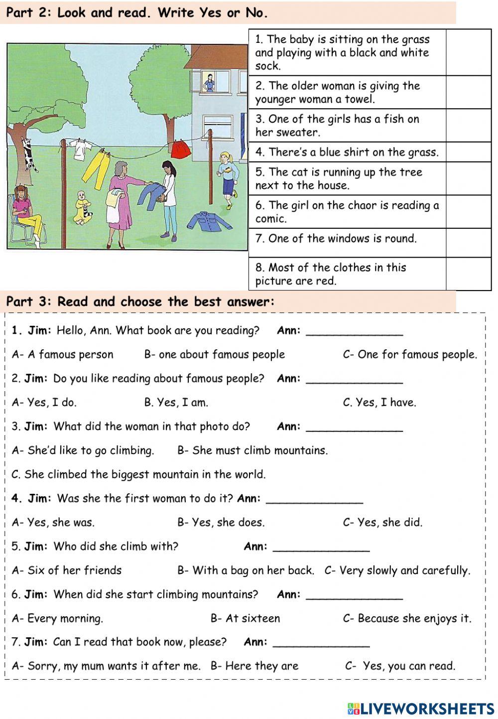 Mover Practice  Test  No.5
