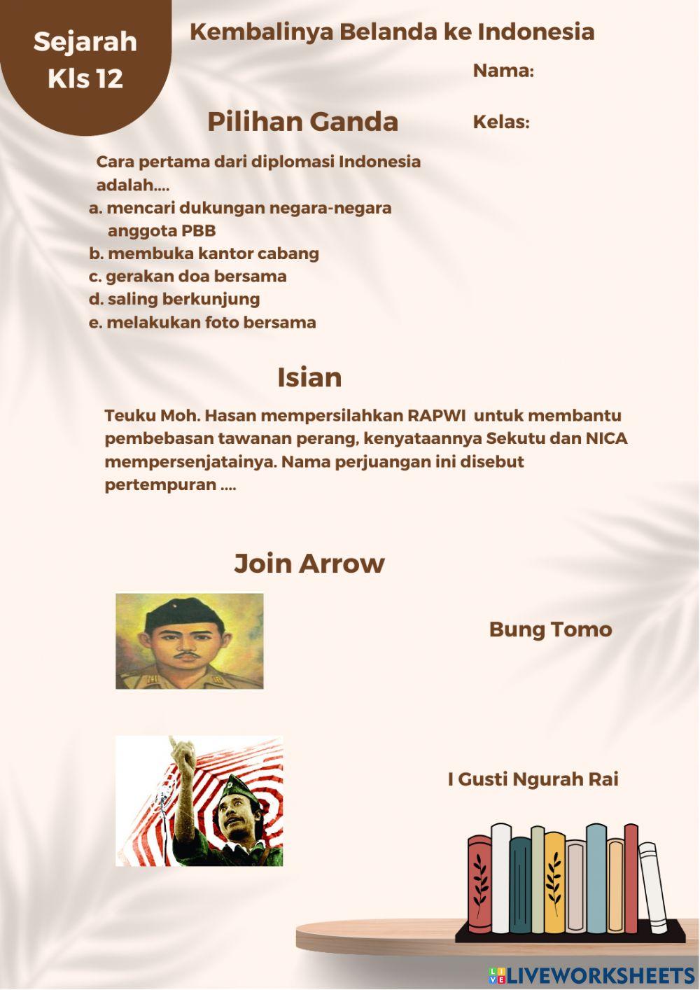 LKPD Perjuangan Mempertahankan Kemerdekaan Indonesia