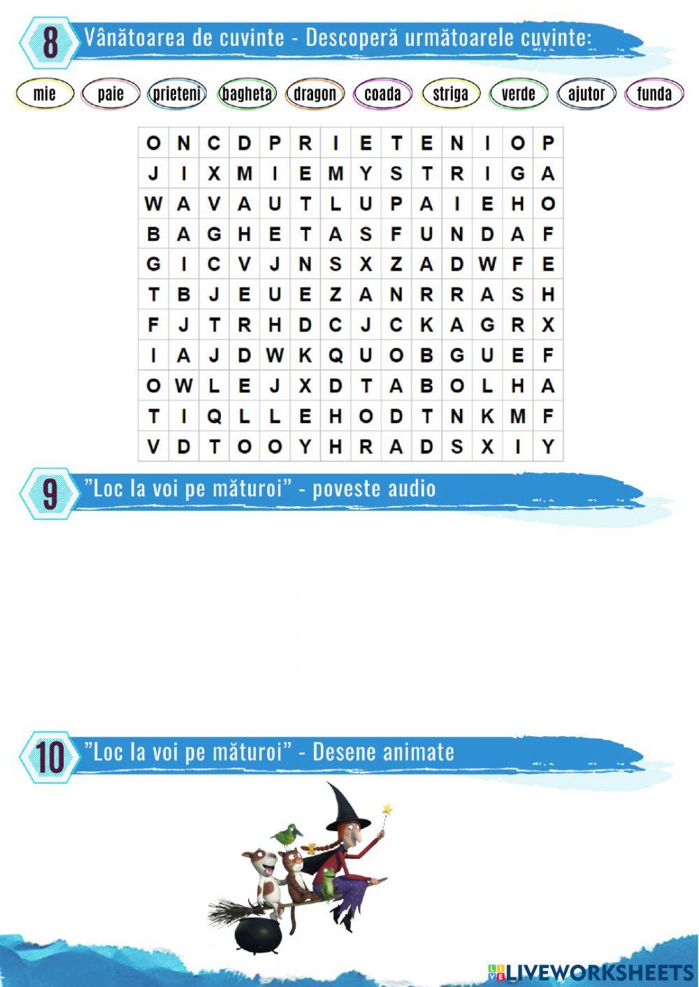 Loc la voi pe măturoi