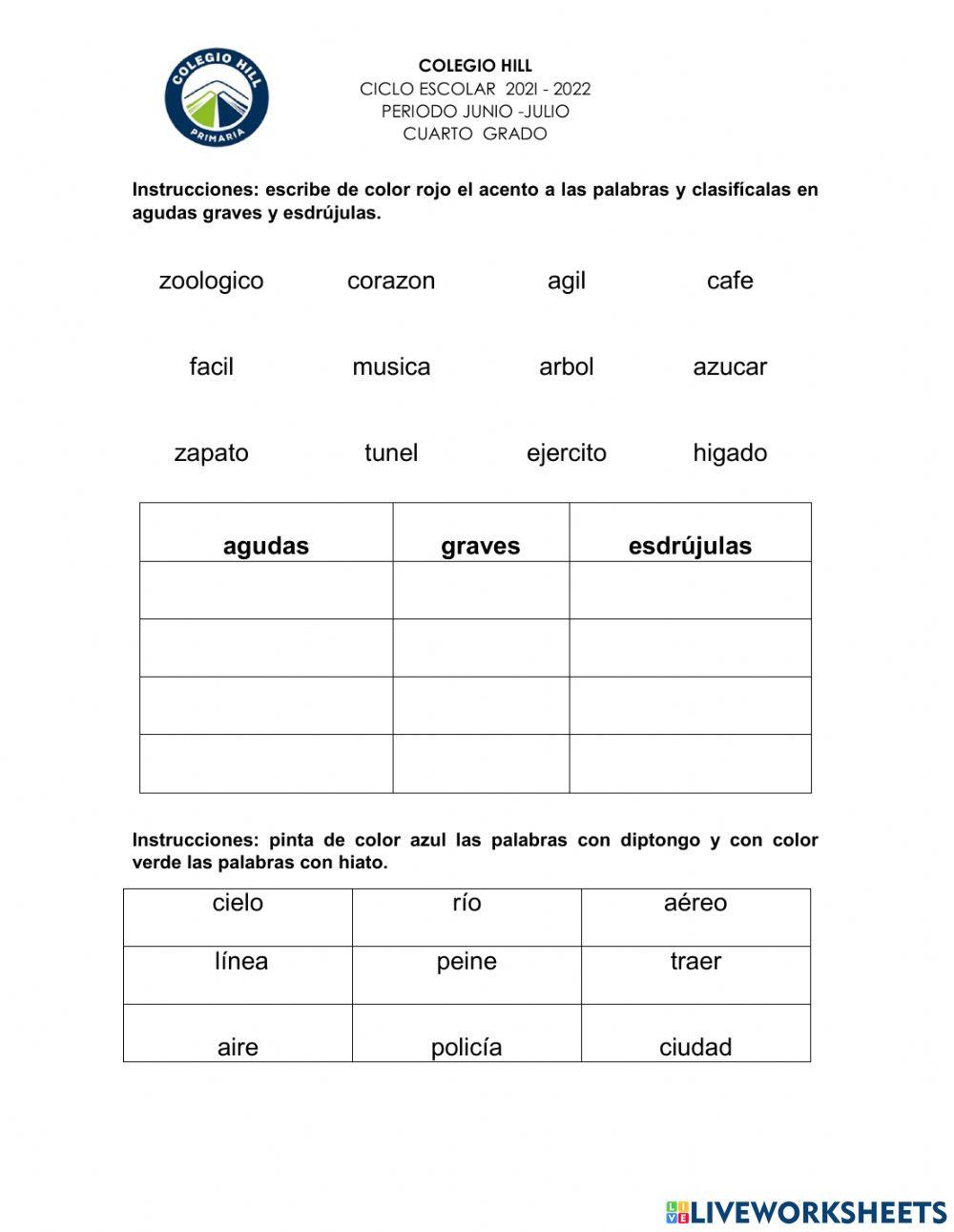 Examen español junio