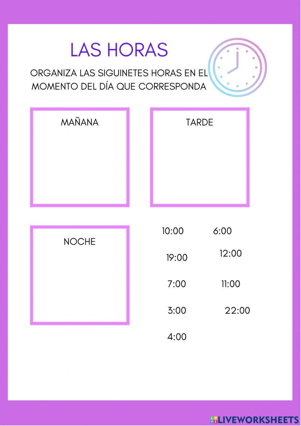Las horas