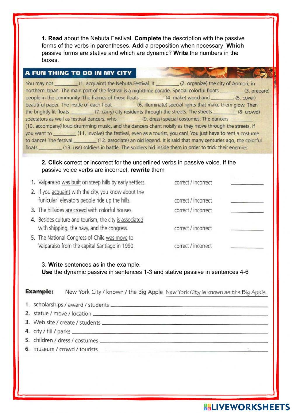 Dynanic and active passive