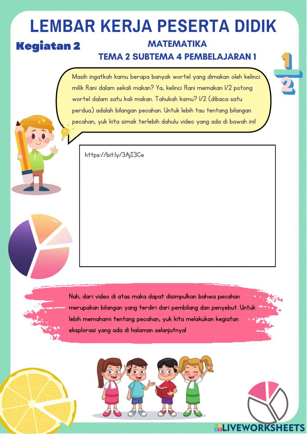 LKPD Kelas 3 Tema 2 Subtema 4 Pembelajaran 1