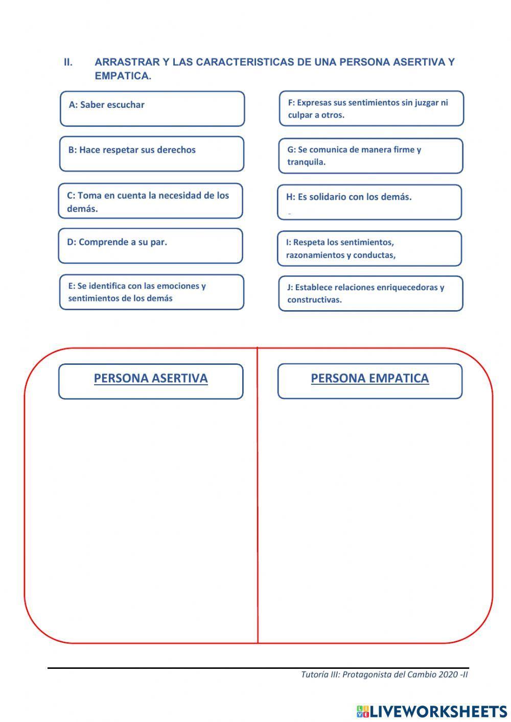 Asertividad y empatia