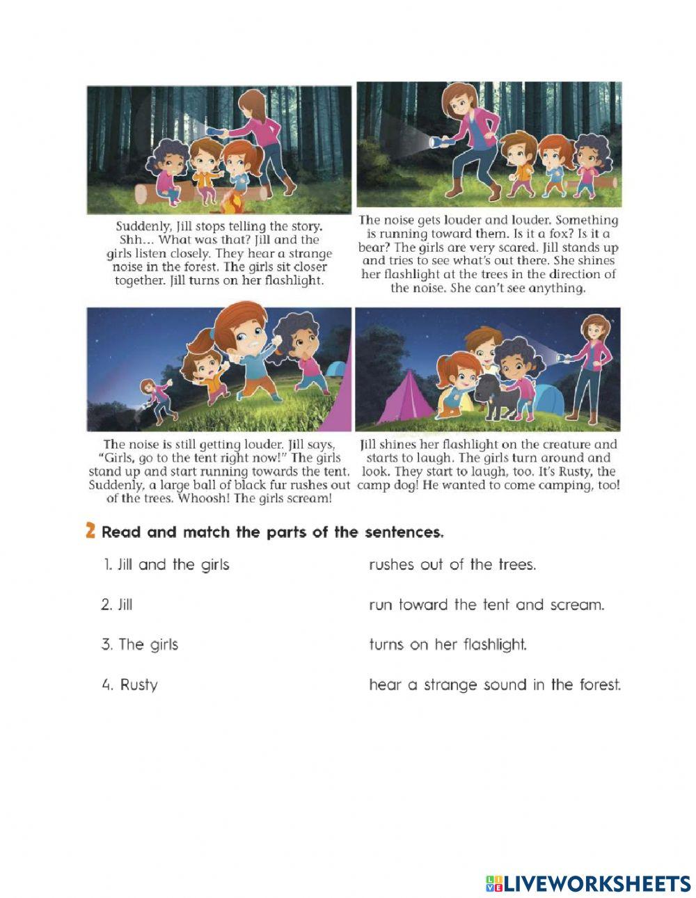 Reading 2 b3 online exercise for live worksheets