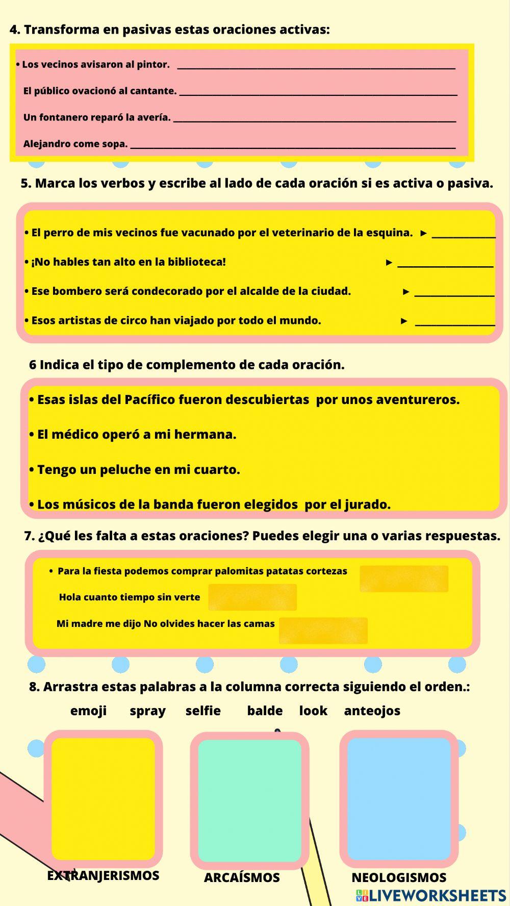 Ud 11 y 12 lengua 6º