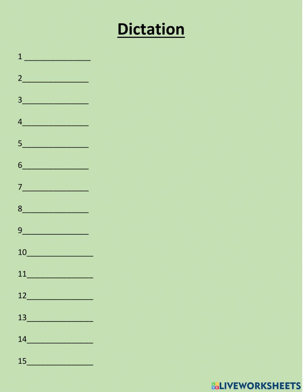 English Review online exercise for 3 | Live Worksheets