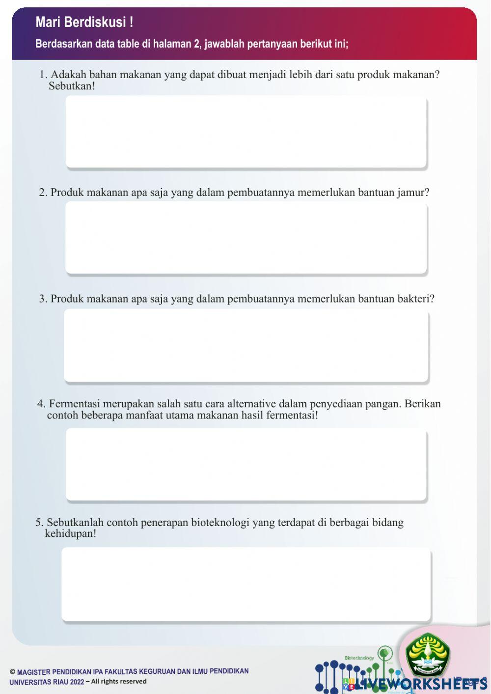 Lkpd bioteknologi SMP