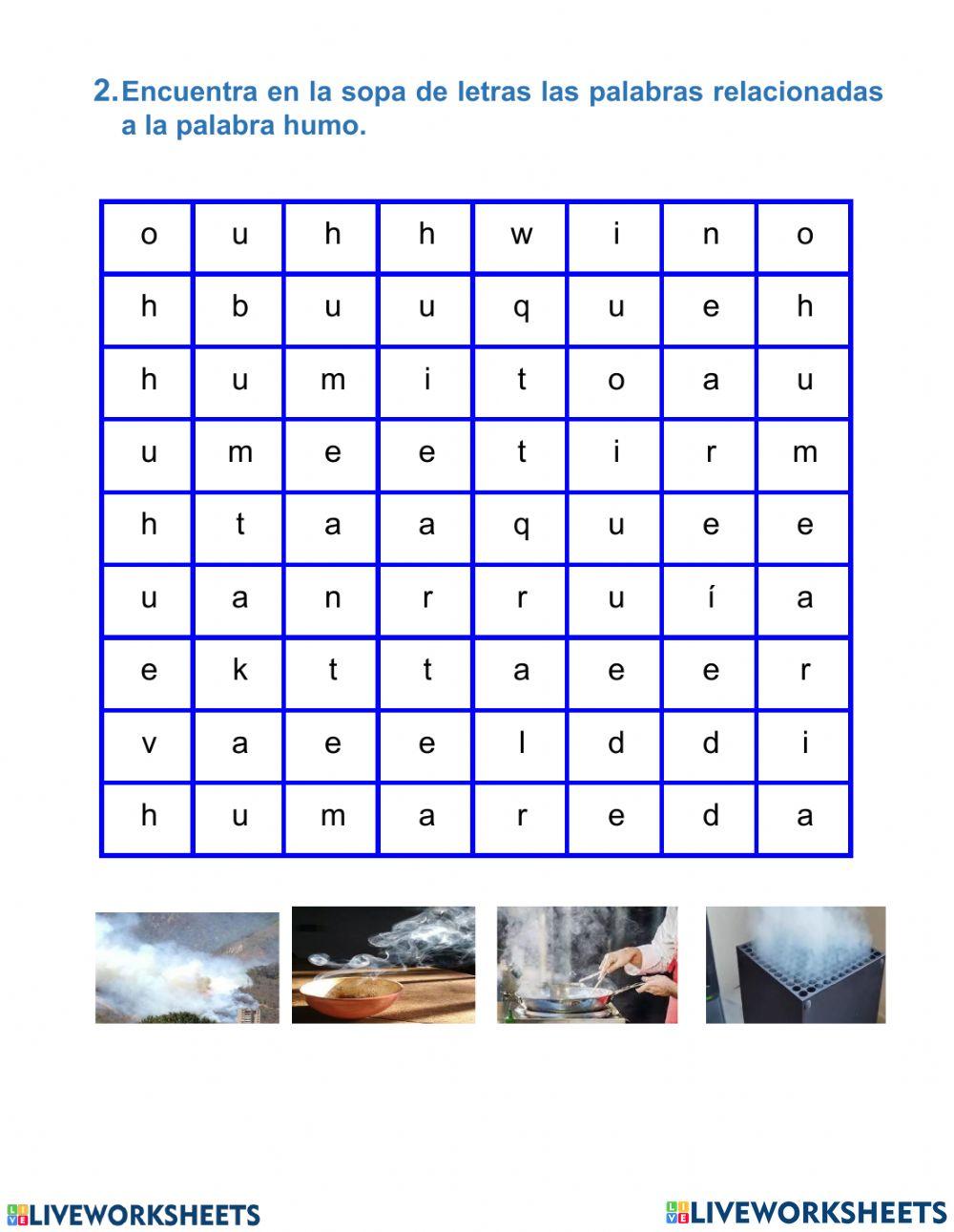 Familia de palabras con h.