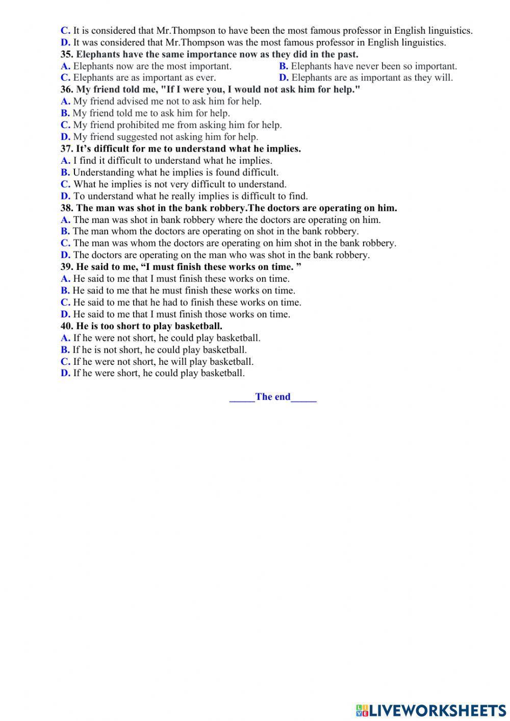 Đề 22 thi vào 10