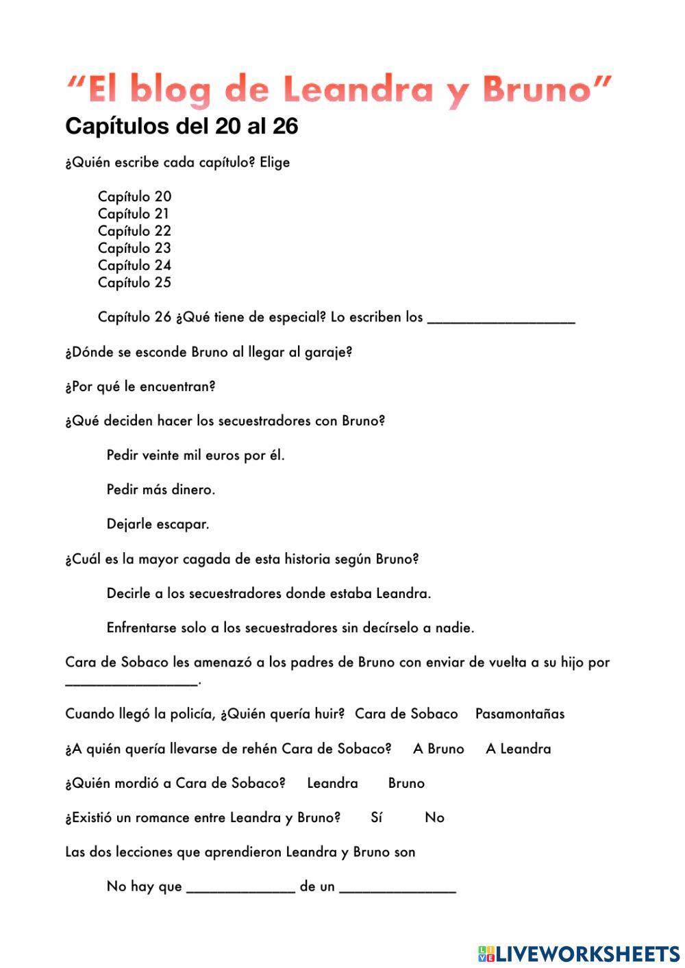 El blog de Leandra y Bruno