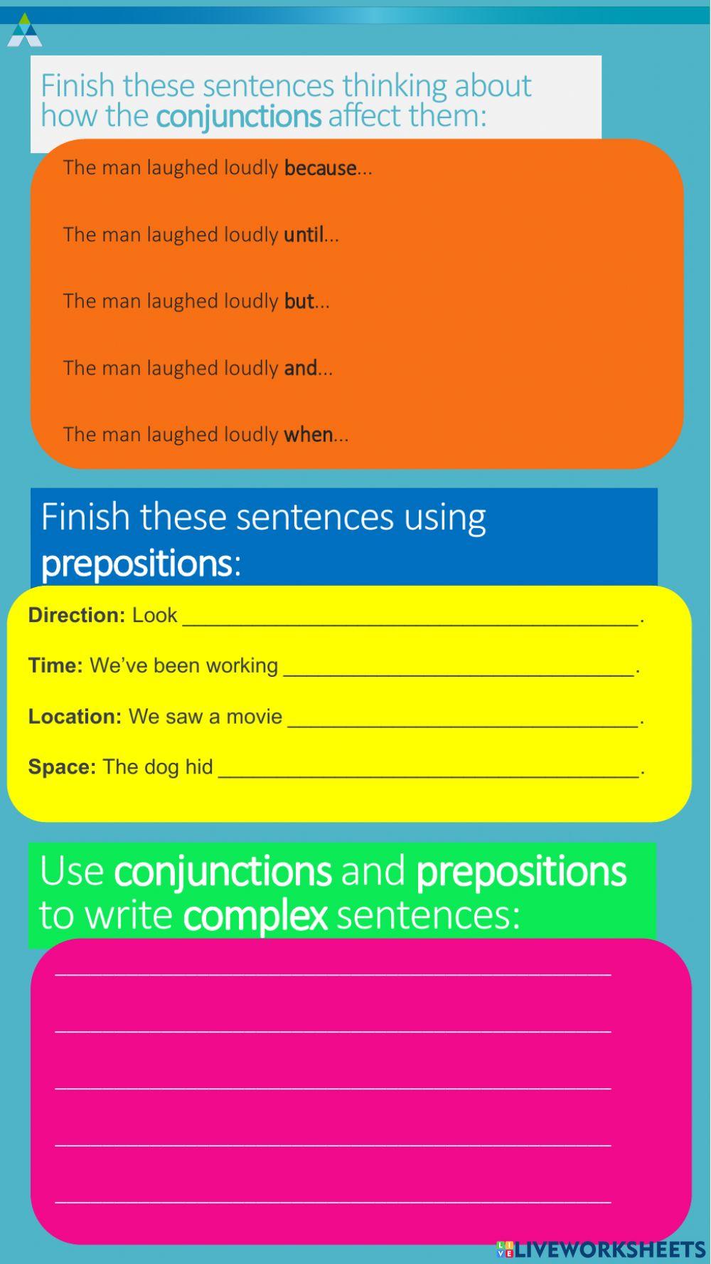 Compound and complex sentences