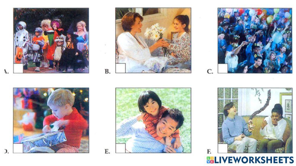 Exercise 1 interactive exercise for B1 | Live Worksheets